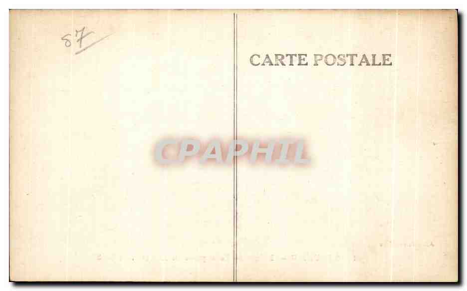 CPA Saint Junien Ruines de I abbaye de St Amand vers 1825 — Back