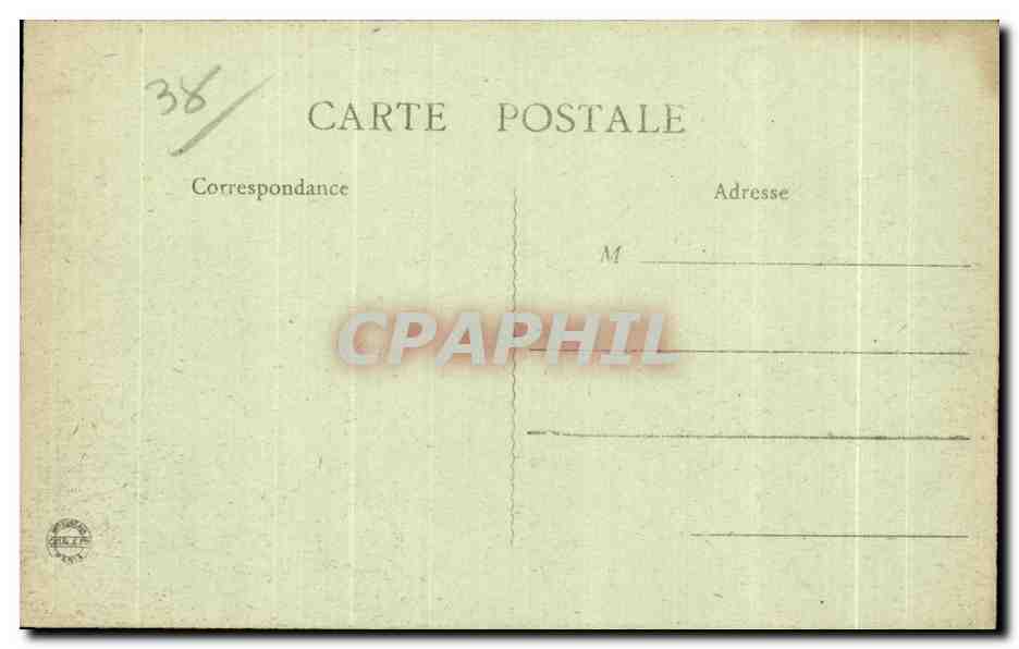 Voizon (Isère) - La Cathédrale Saint-Bruno et le Mail — B. F., PARIS — Rückseite