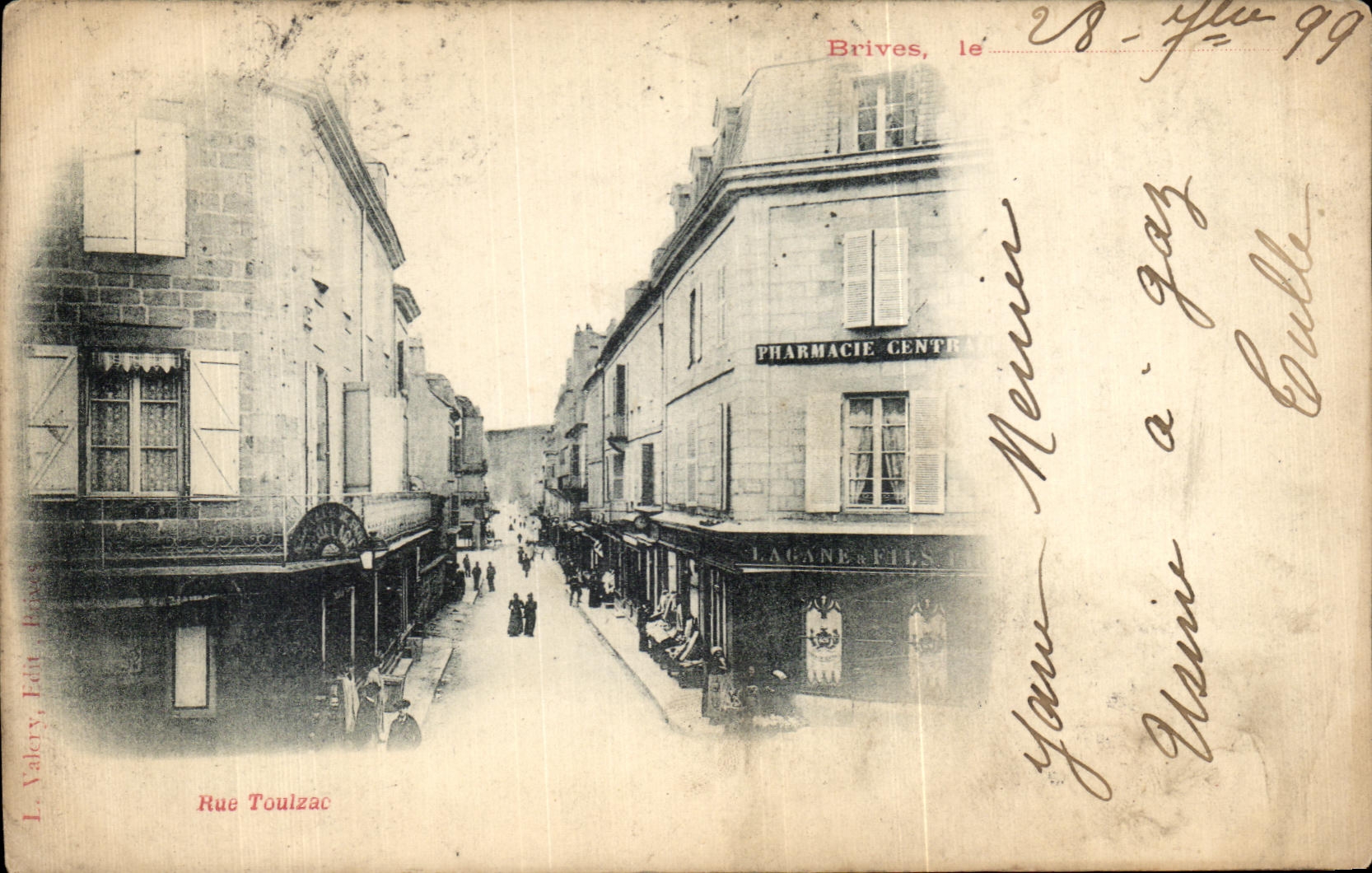 Brives-sur-Garonne — Rue Toulzac — L. Valery, Édit. Paris