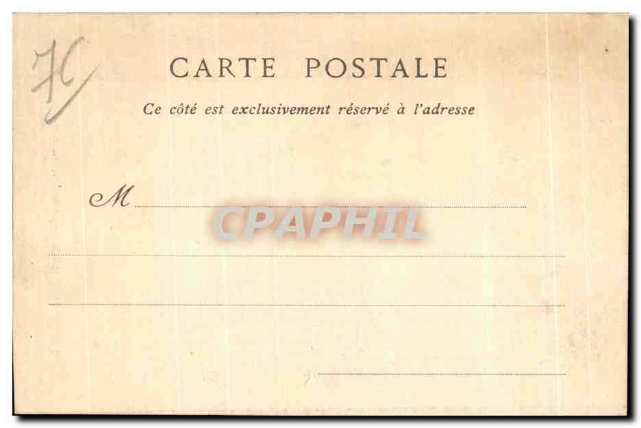 CPA Etretat La Manneporte I Aiguille et la Porte d Aval — Verso