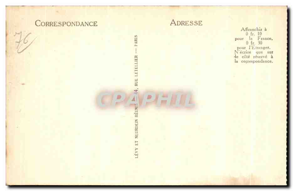 CPA Douvres La Delivrande La Place de la Delivrande — Rückseite