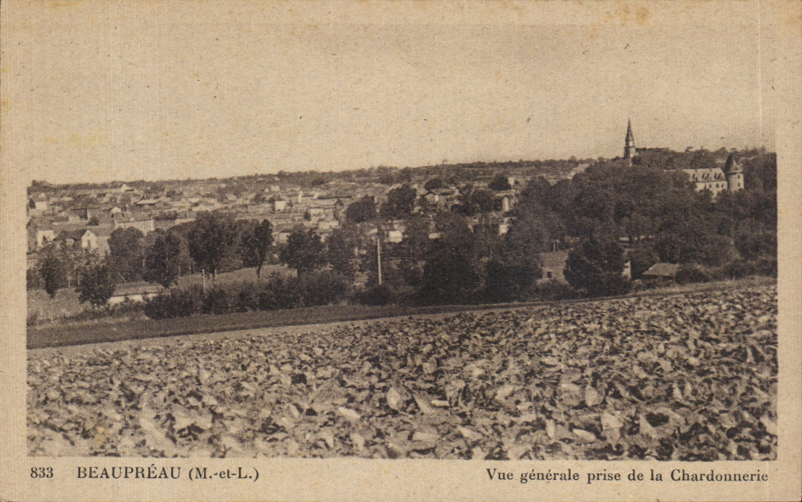 CPA Beaupreau Vue generale Prise de la Chardonnerie