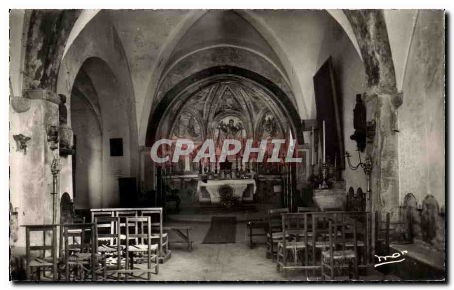 CPA La Cote D Azur Cagnes Sur Mer La Chapelle Notre Dame de Protection