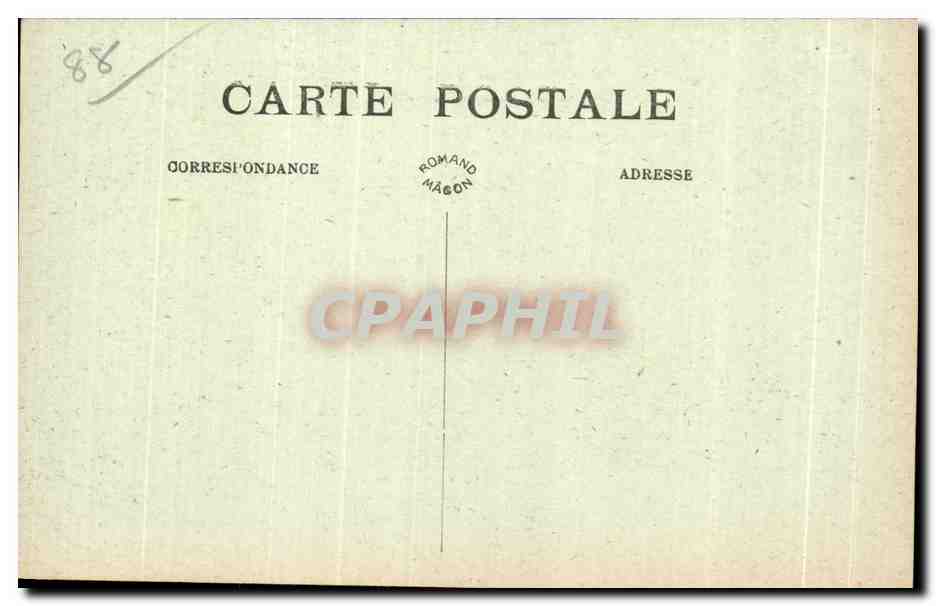 CPA Charmes sur Moselle Les Yosges Chateau Maurice Barres — Rückseite