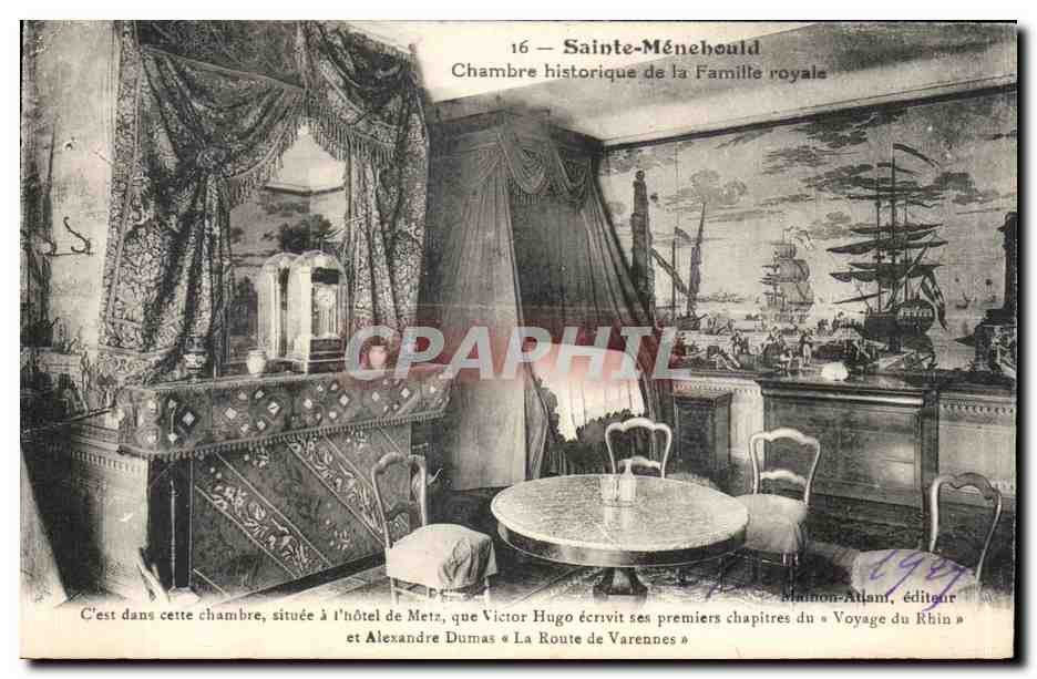CPA Sainte Menehould Chambre Historique de la Famille Royale