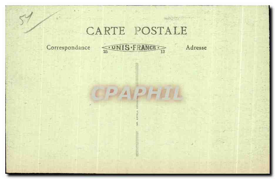 CPA Sainte Menehould Chambre Historique de la Famille Royale — Back