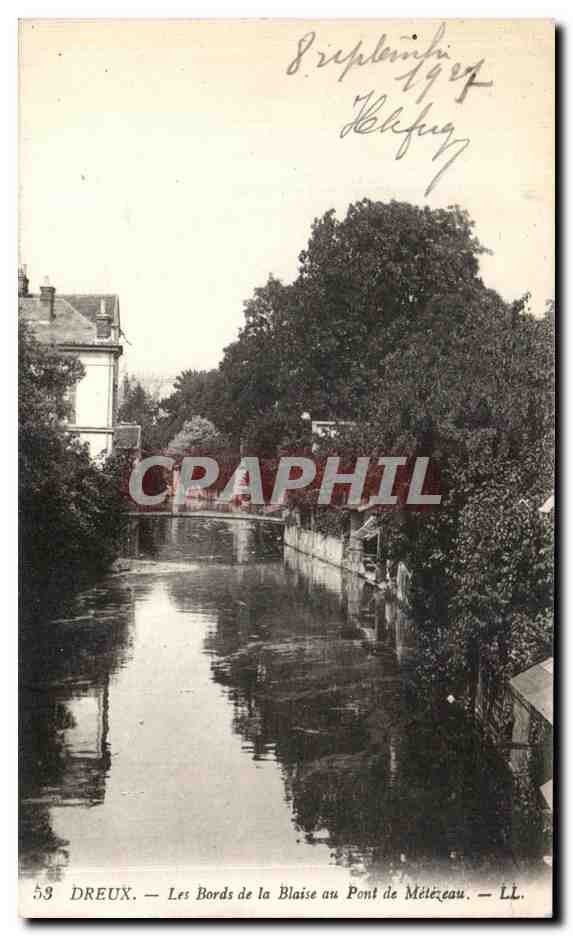 Dreux — Les Bords de la Blaise au Pont de Métezeau — LL