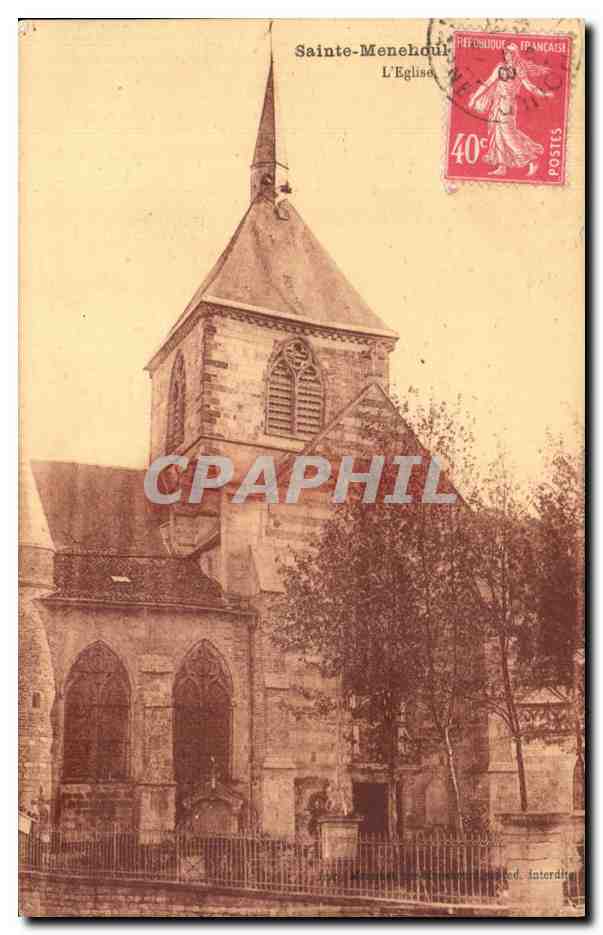 Sainte-Menehould — L'Église — éditeur non identifié, série 1