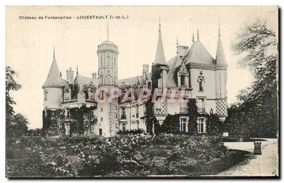 CPA Chateau de Fontenailles Louestault