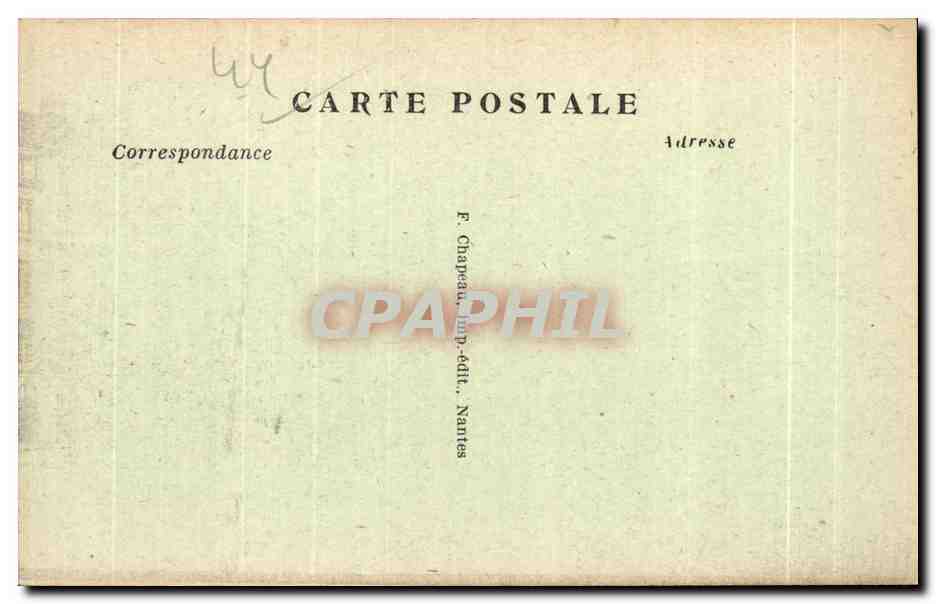CPA Nantes La Cathedrale La Premiere Pierre fut Posee Par Jean — Rückseite