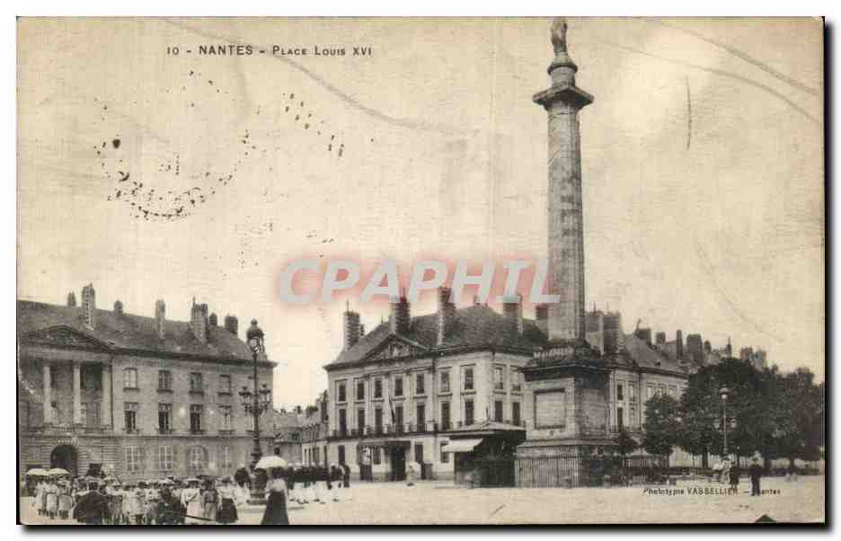 CPA Nantes Place Louis XVI