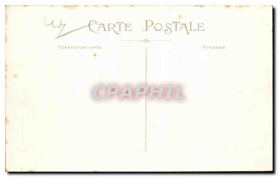 CPA Nantes Jardin du Musee Dobree — Verso