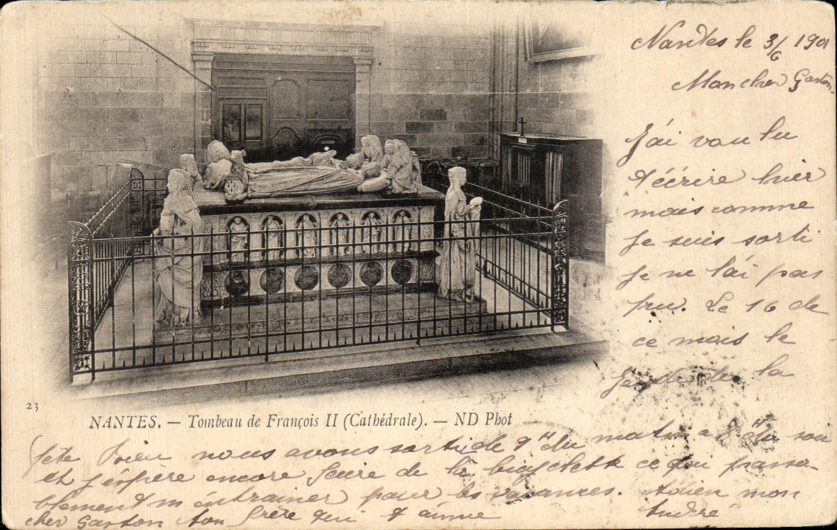 CPA Nantes Tombeau de Francois II (Cathedrale)