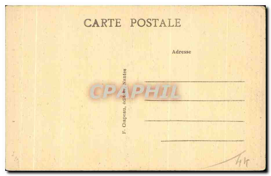 CPA Nantes Musee des Beaux Arts Ward londres 1853 le sorcier — Verso