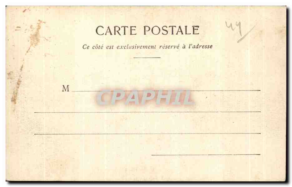 CPA Nantes Entree du Chateau (XIII XV siecles) — Verso