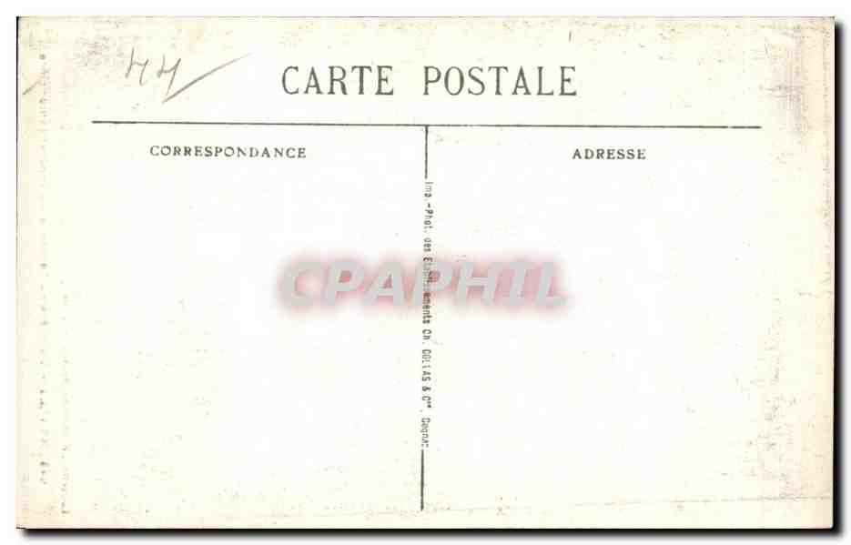 CPA Nantes Cathedrale Tombeau du Generale Lamoriciere — Rückseite