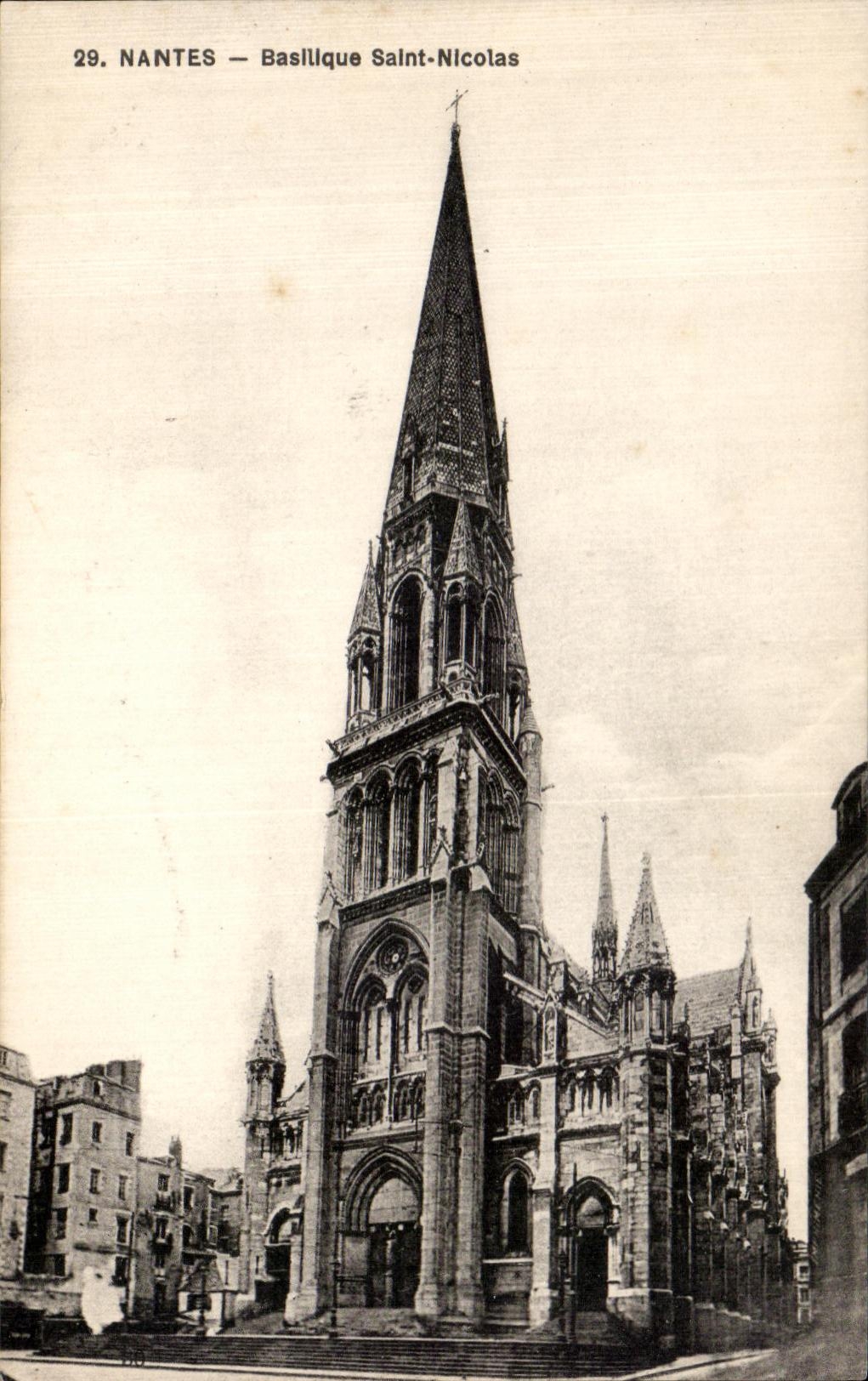 CPA Nantes Basilique Saint Nicolas