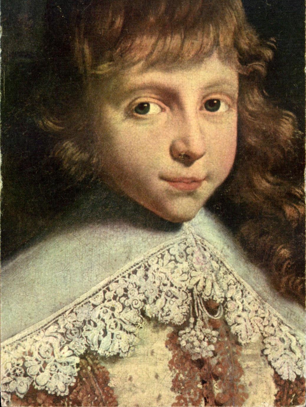 CPSM Le Nain Portrait presume du Duc d Enghien Musee de Nantes 
