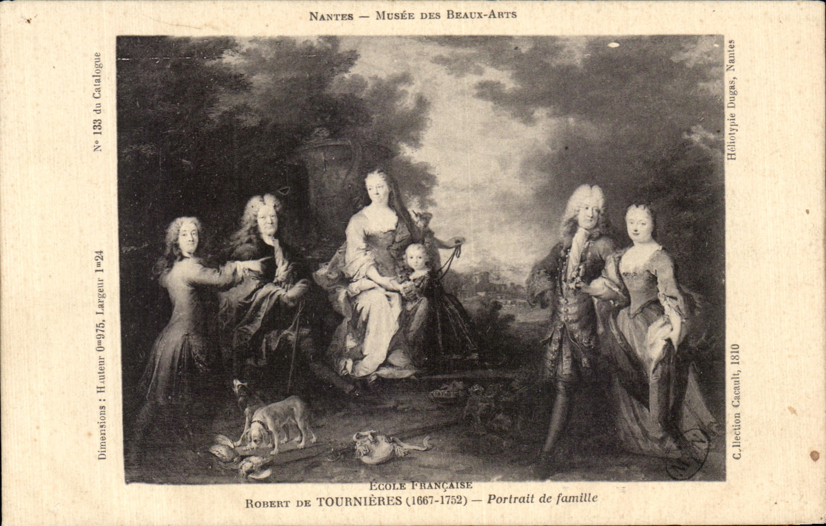 CPA Nantes Musee Des Beaux Arts Robert de Tournieres Portrait de famille
