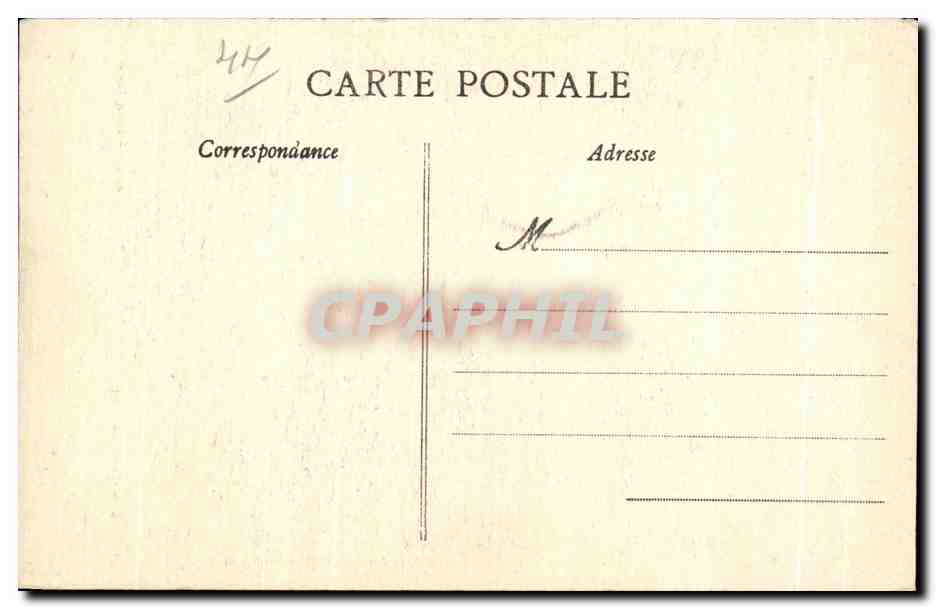 CPA Nantes Musee Des Beaux Arts Robert de Tournieres Portrait de famille — Verso