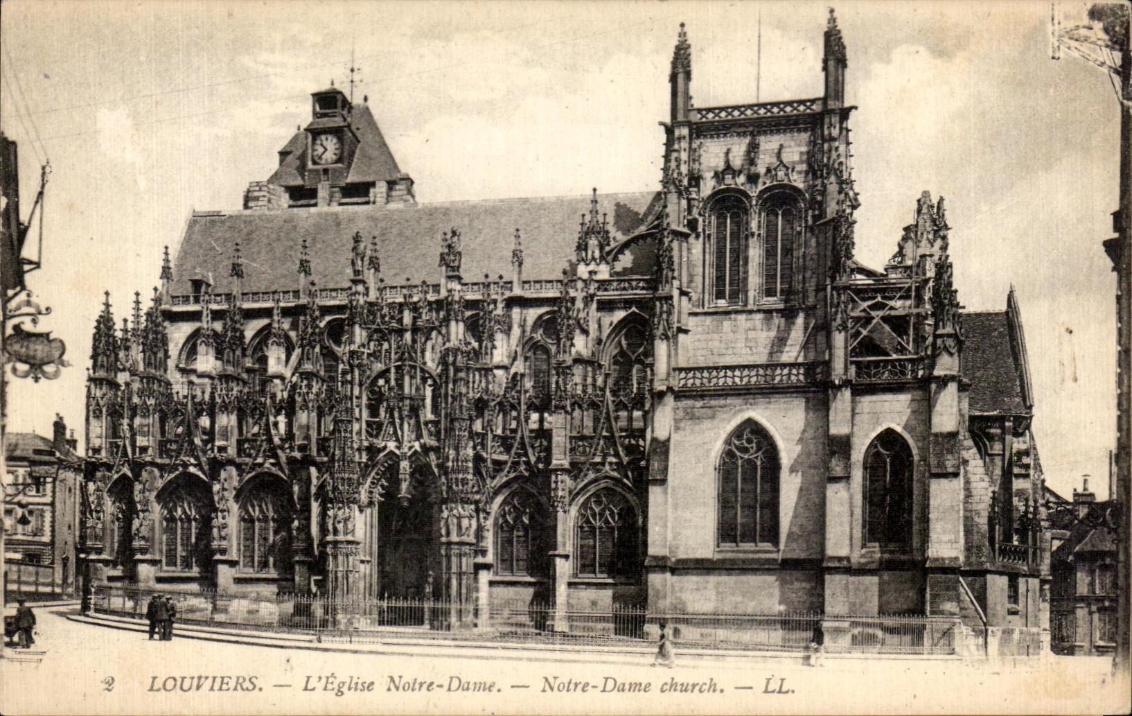 CPA Louviers L Eglise Notre Dame Notre Dame Church