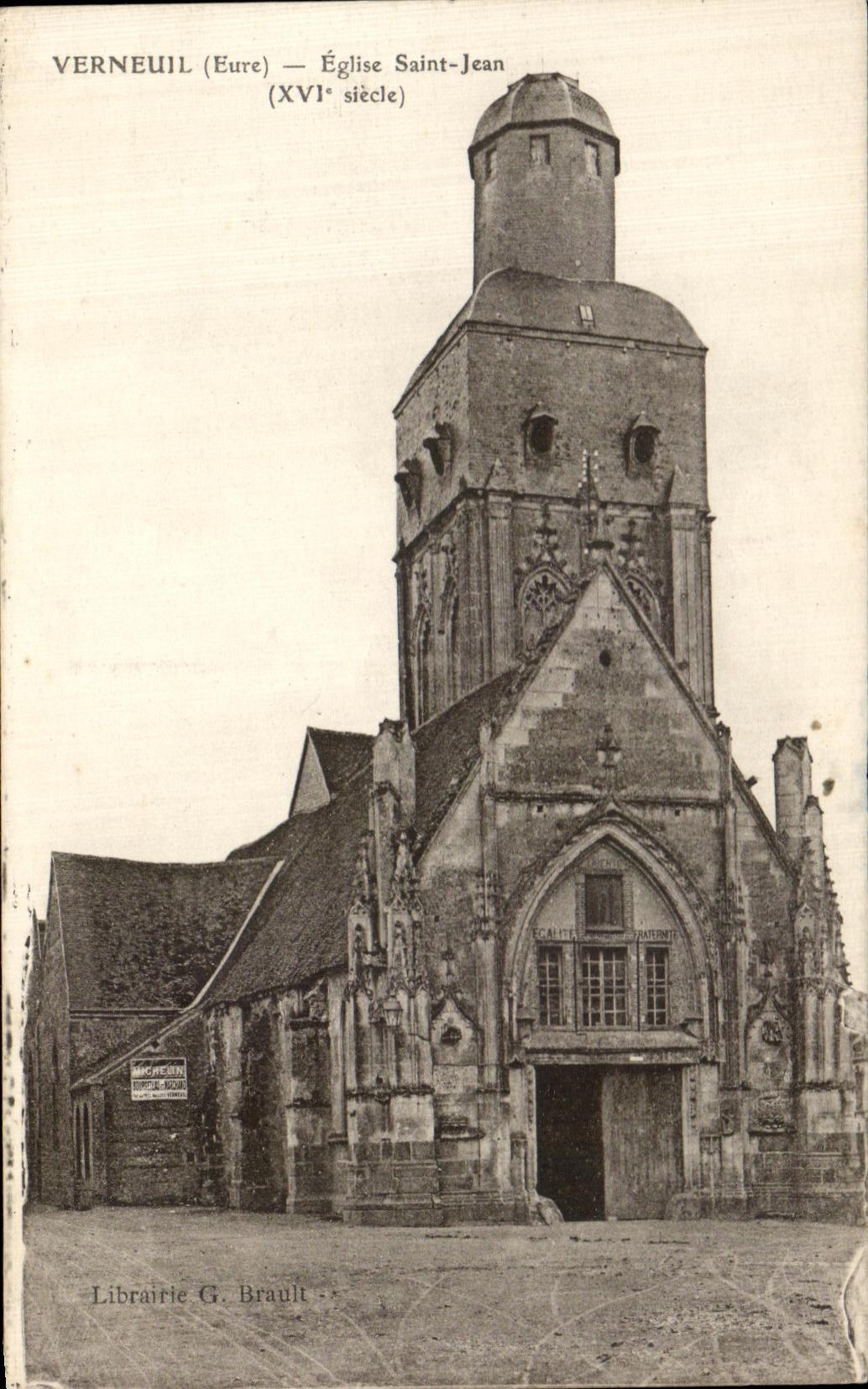 Verneuil (Eure) — Église Saint-Jean (XVIe siècle) — Librairie G. Brault