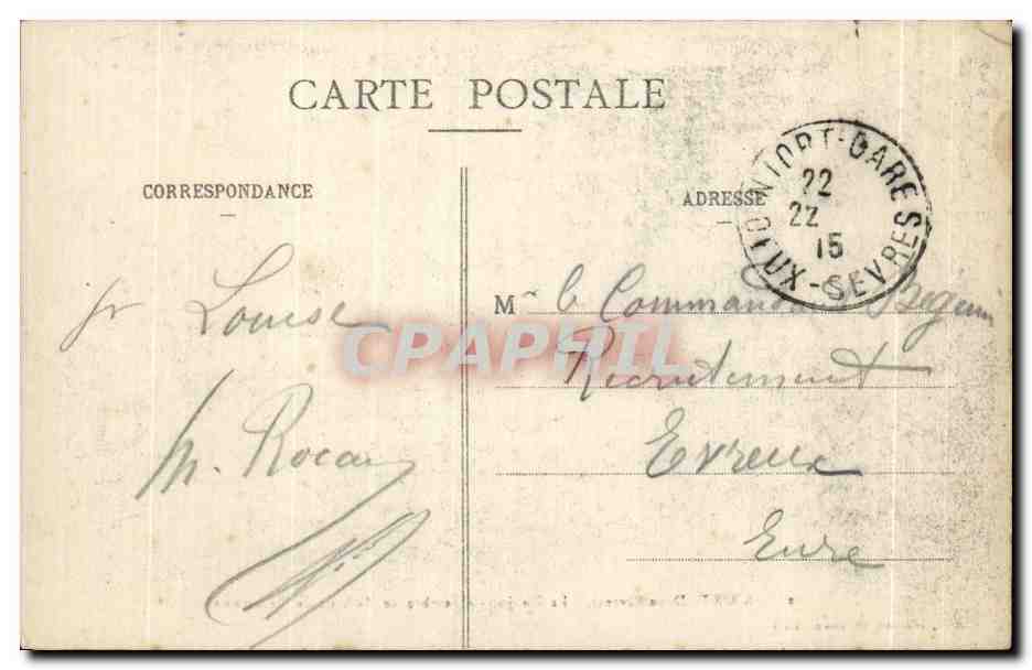 Niort (Deux-Sèvres) - Der Bergfried - Zimmer der Madame de Maintenon — Rückseite