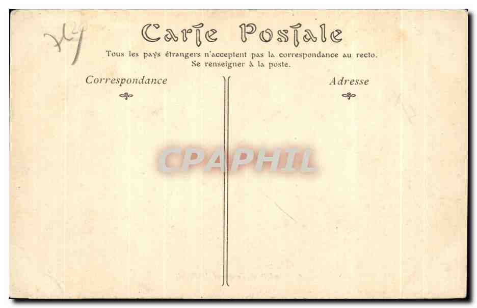 CPA Dieppe L Eglise et le Grand Pont Tournant du Pollet — Rückseite