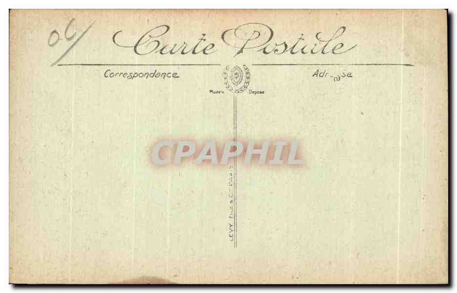 CPA La Cote D Azur a vol d oiseau de Cannes a Saint Raphaet The Reviera from Cannes to St Raphael — Verso