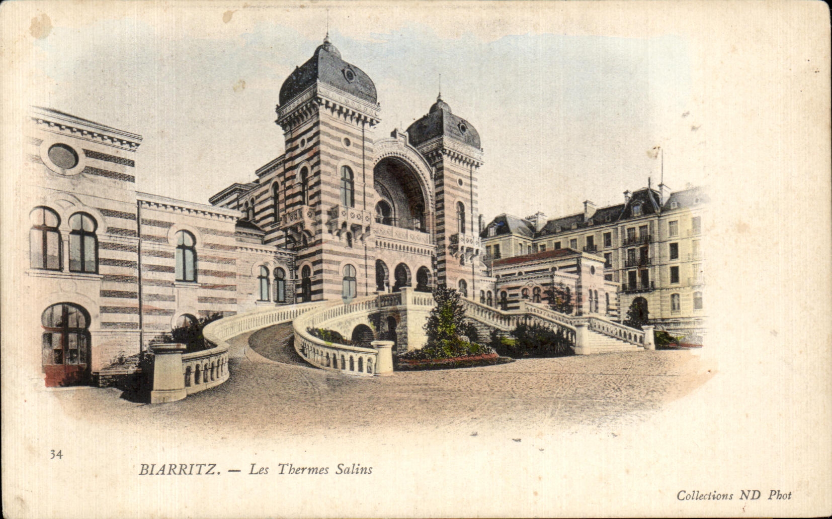 CPA Biarritz Les Thermes Salins