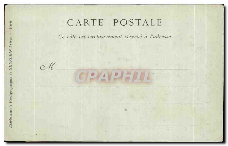 CPA Biarritz Les Thermes Salins — Verso