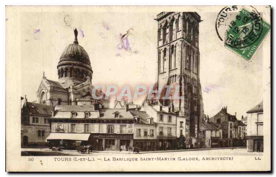 Tours (L.-et-L.) — La Basilique Saint-Martin (Laloux, Architecte)