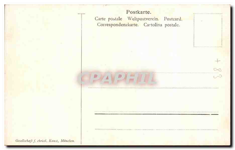 CPA Vermahlung Mariae — Verso