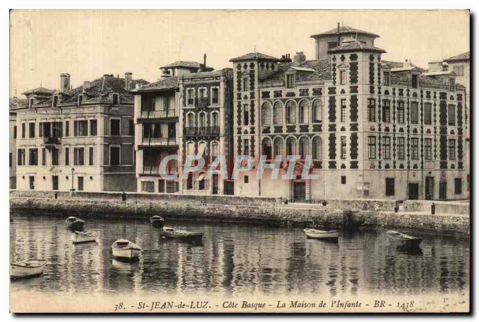 CPA St Jean de Luz cote Basque La Maison de l Infante