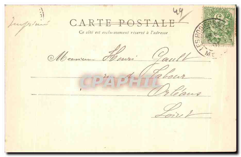 CPA Saumur Notre Dame des Ardilliers — Rückseite