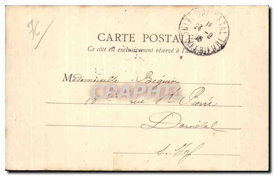 CPA Le Havre L Hotel de Ville — Rückseite