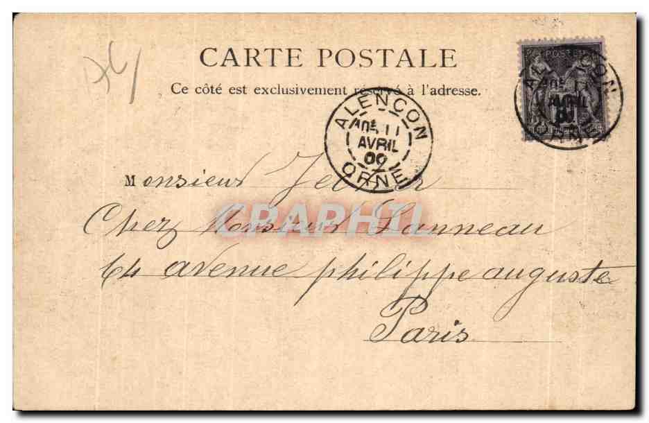 CPA Le Havre La Place Gambetta  — Rückseite