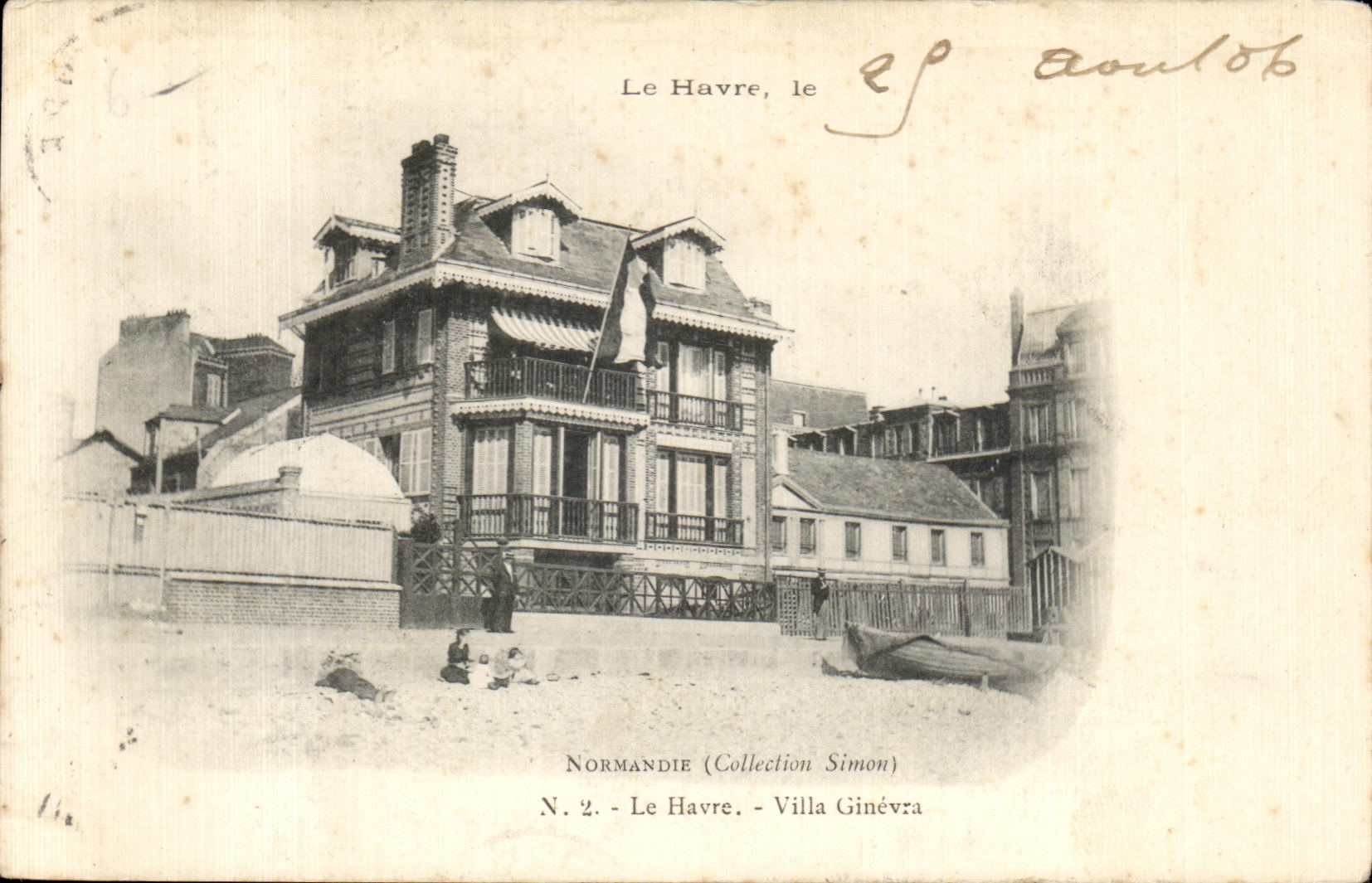 CPA Le Havre Normandie (Collection Simon) Le Havre Villa Ginevra