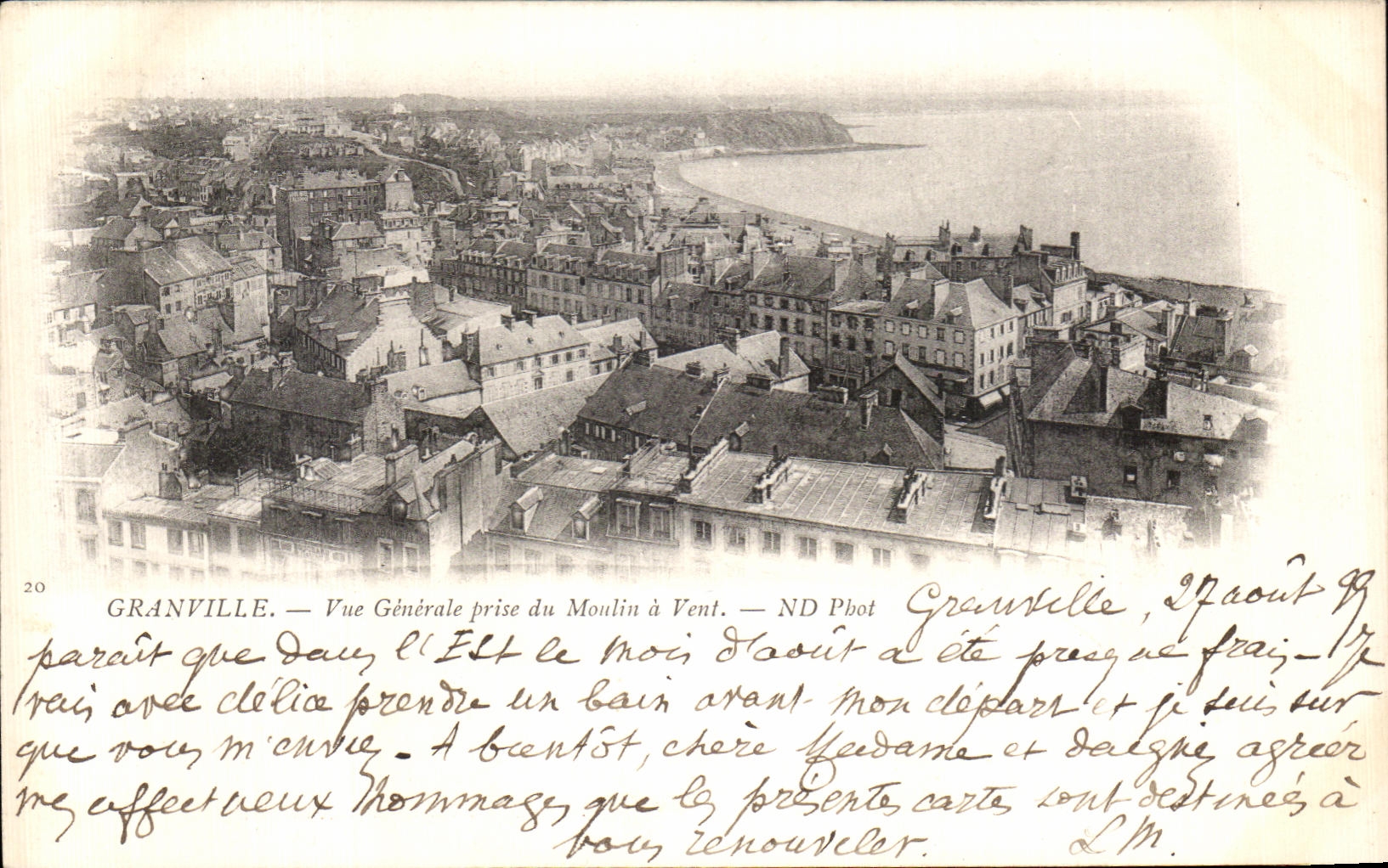 Granville — Vue Générale prise du Moulin à Vent — ND Pbot
