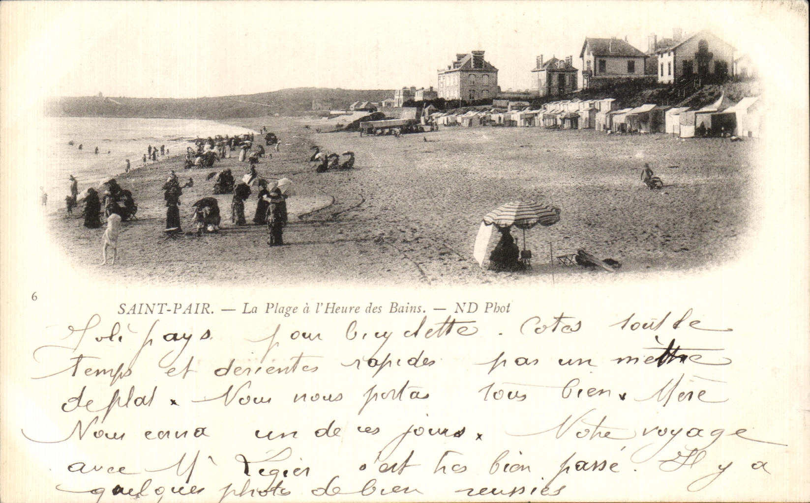 CPA Saint Pair La Place a l heure des Bains