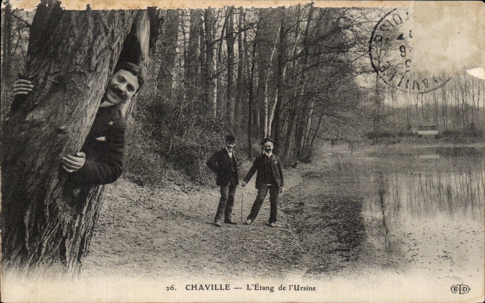 CPA Chaville L Etang de I Usine