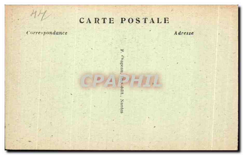 CPA Nantes Entree du Musee des Beaux Arts — Rückseite