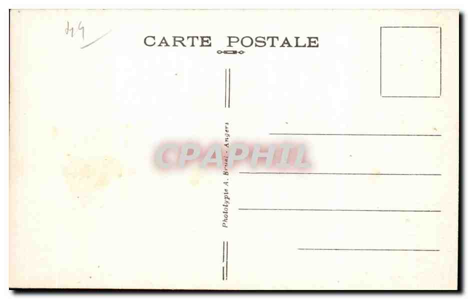 CPA Le Pouliguen Le Pont du Diable — Verso
