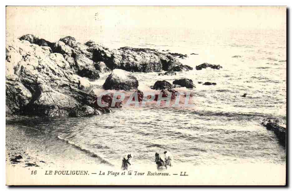 Le Pouliguen — La Playa y la Torre Rochereau — LL. n°16