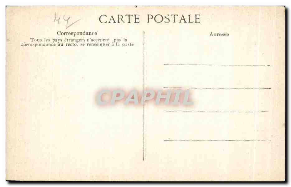 CPA Nantes Basilique Saint Nicolas Tombeau — Verso