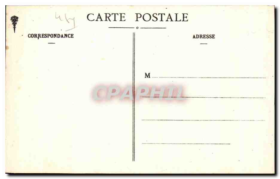 CPA Nantes Les Tours du Chateau — Verso