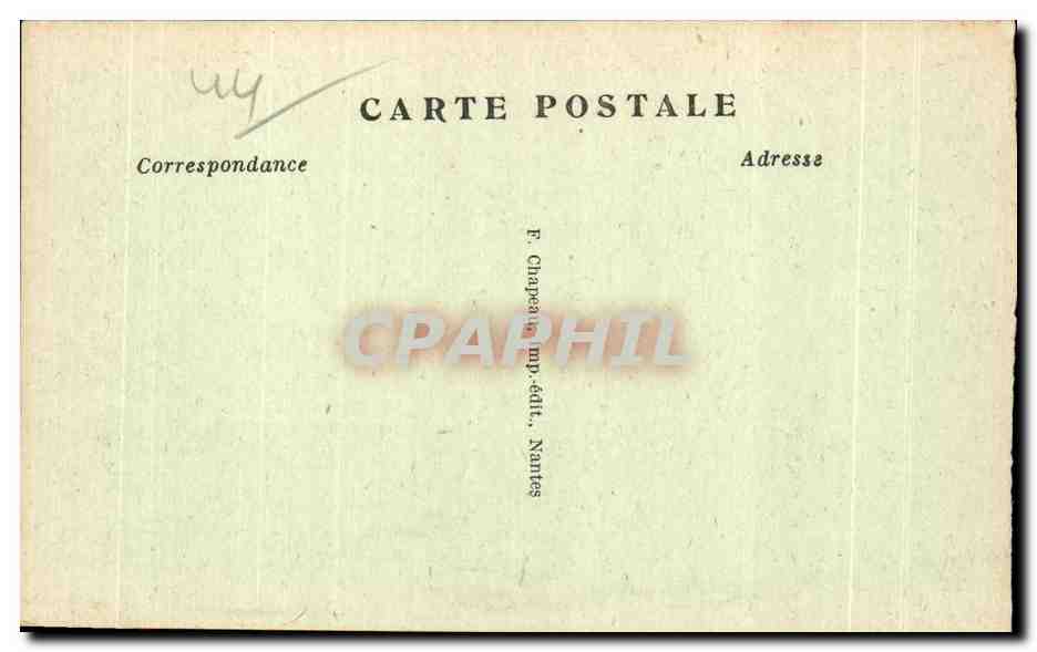 CPA Nantes La cathderale et la Porte Saint Pierre  — Rückseite