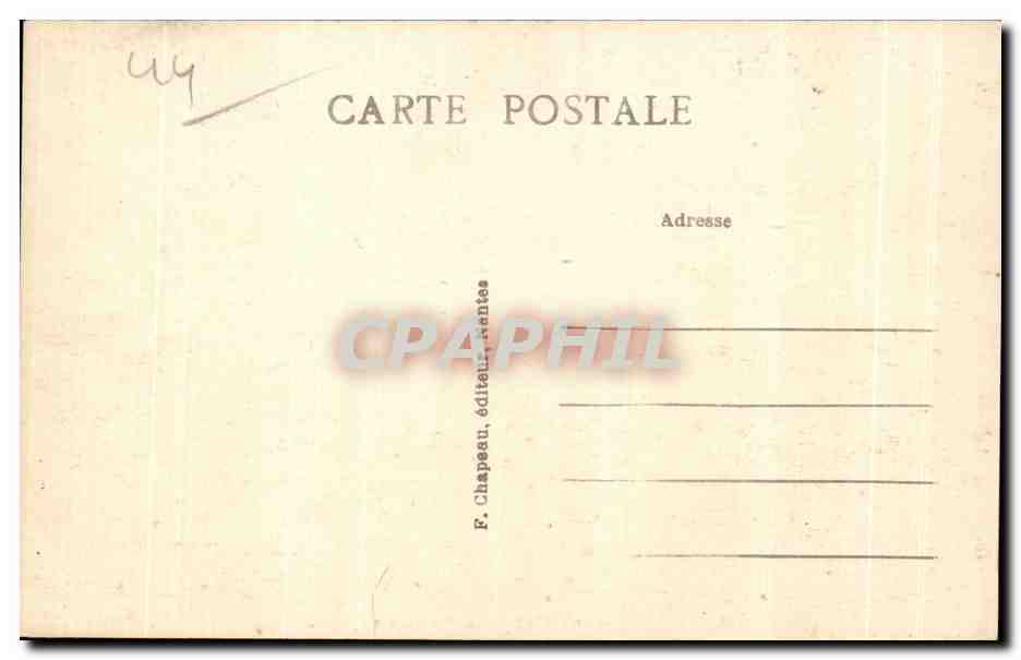 CPA Nantes La Prefecture — Verso