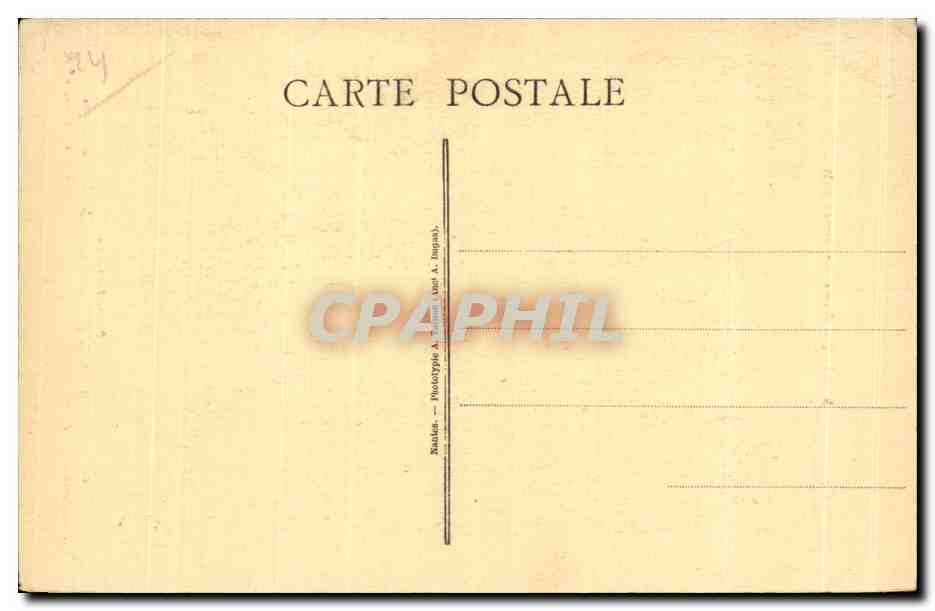 CPA Nantes Musee des Beaux Arts Delacroix Le caid marocain  — Verso