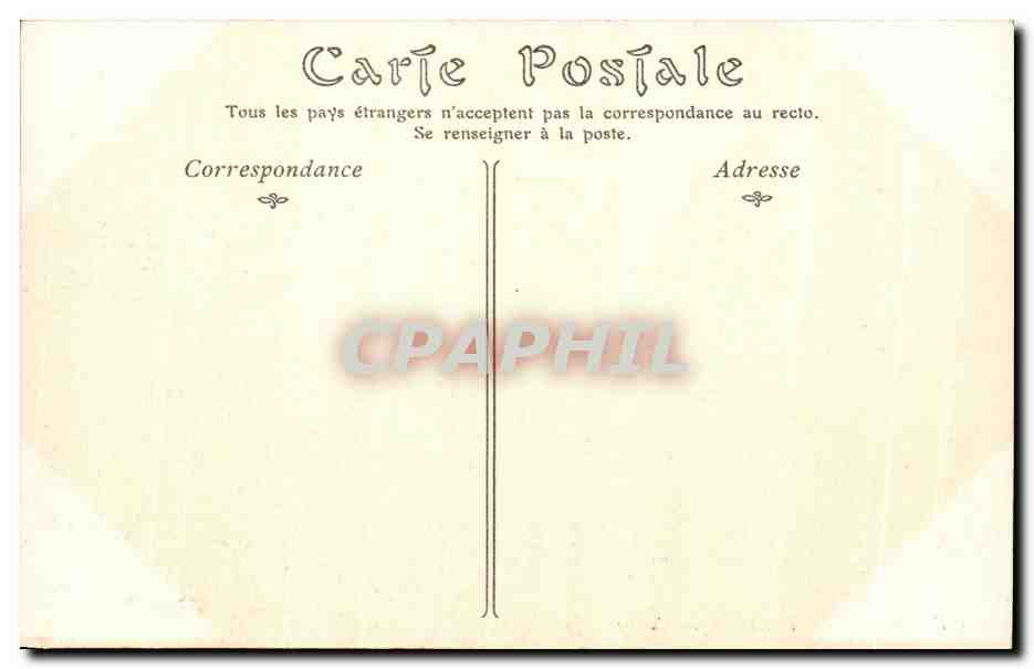 CPA Tunisie Tunis La Cashah — Rückseite
